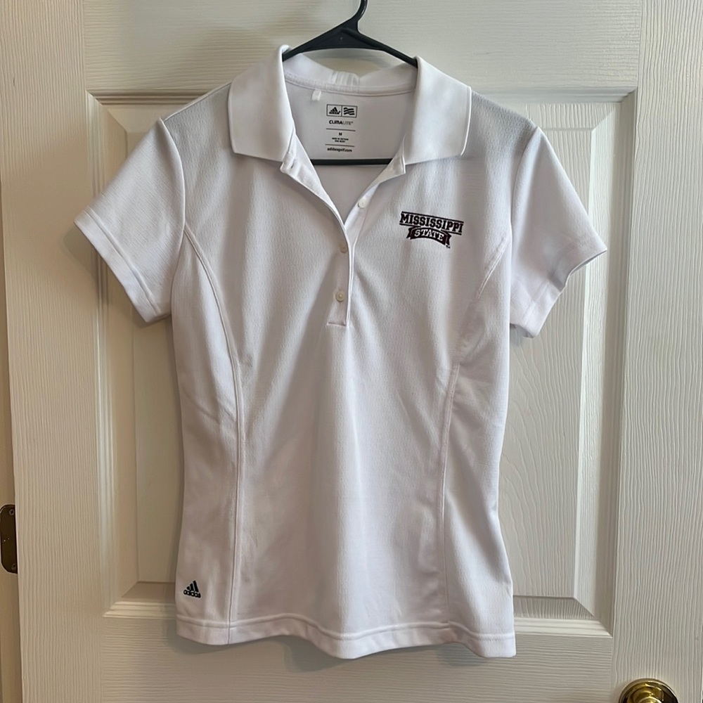Adidas Golf Mississippi State Polo Shirt